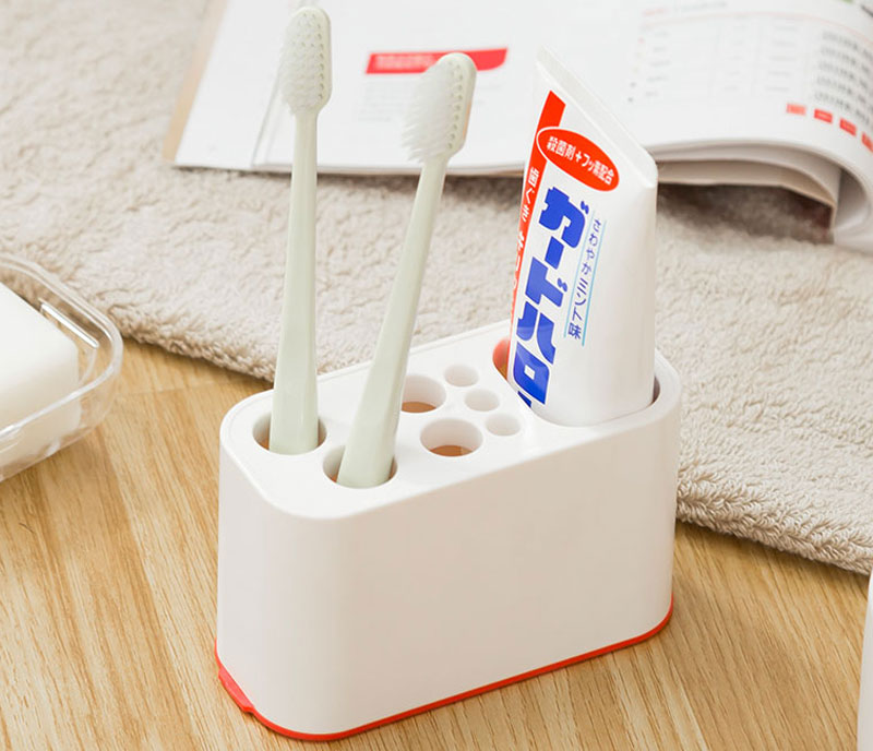Giá cắm bàn chải kem đánh răng Sanada (Màu trắng)