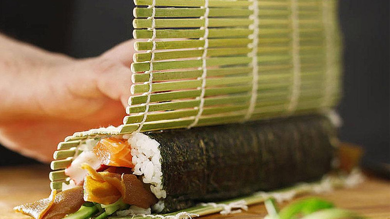 Mành cuộn Sushi bằng tre (Cỡ to)