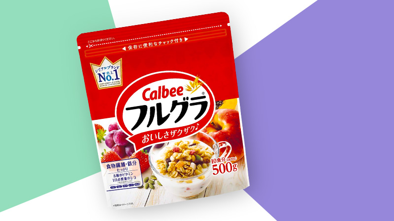 Ngũ cốc trái cây Calbee Nhật Bản 500g