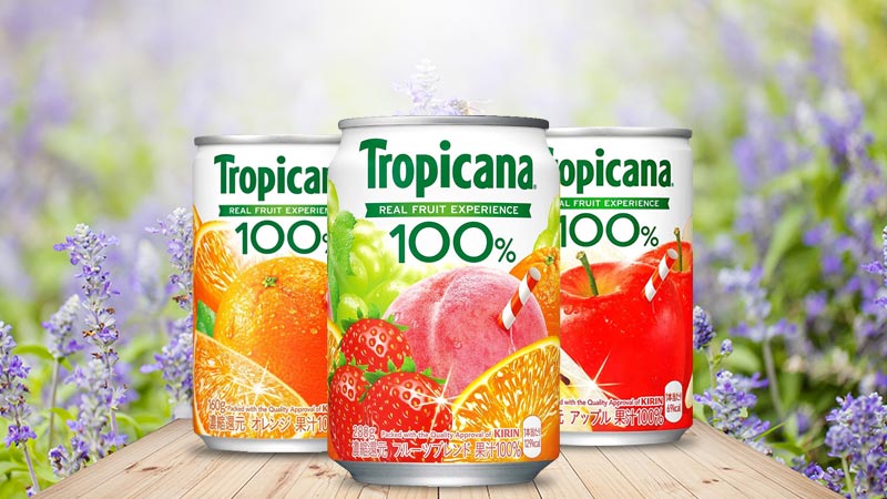 Nước ép trái cây Kirin Tropicana 160g