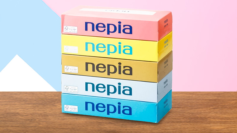 Set 5 hộp giấy ăn Nepia (5 hộp x 150 tờ)