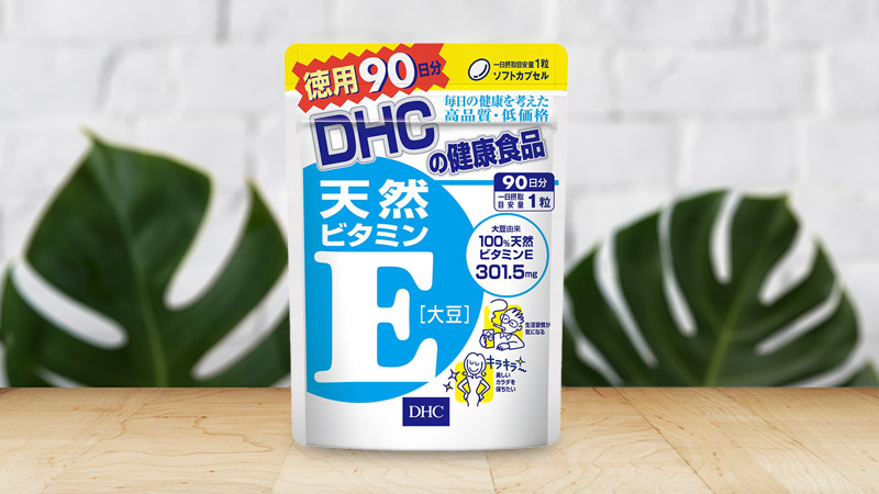 Viên uống bổ sung Vitamin E DHC Nhật Bản 90 viên (Chính hãng)