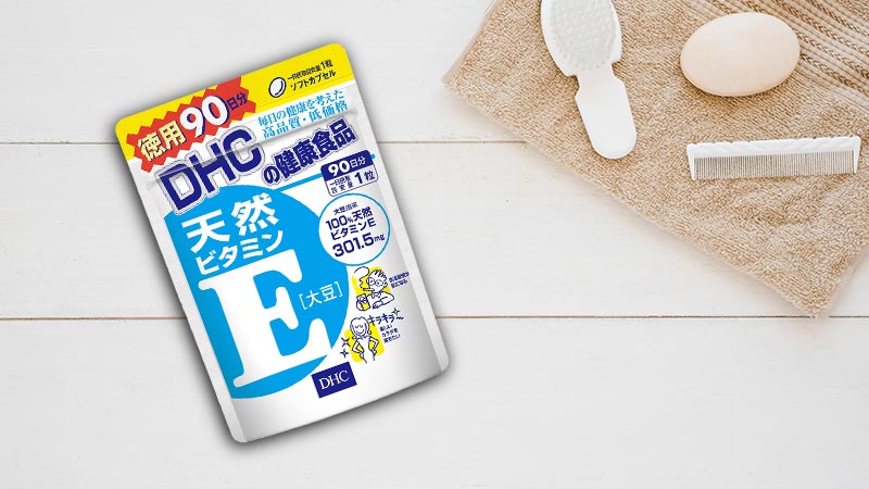 Viên uống bổ sung Vitamin E DHC Nhật Bản 90 viên (Chính hãng)