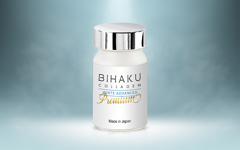 Viên uống trắng da Bihaku Collagen White Advanced Premium 330mg 30 viên