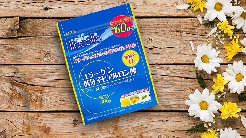 Bột uống Collagen Hyaluronic Acid 300g (Nội địa Nhật Bản)
