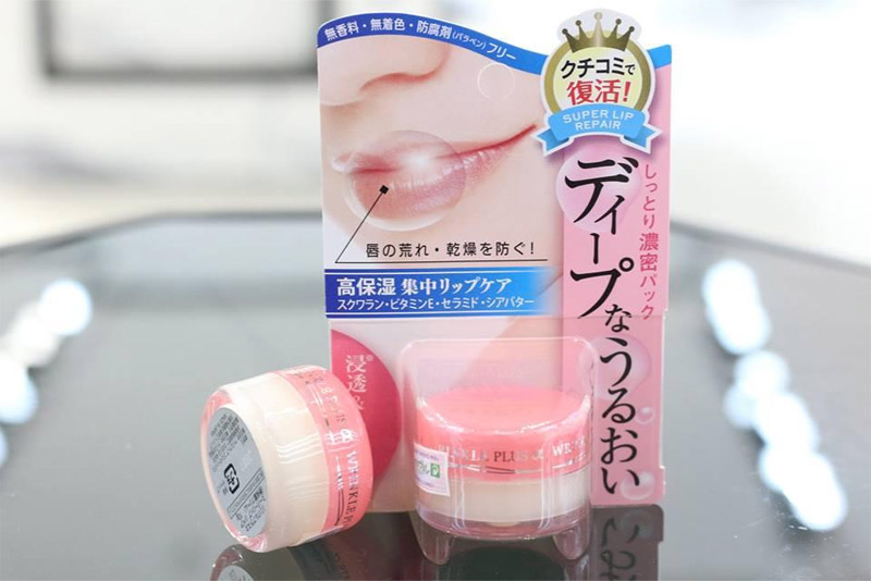 Gel chống nhăn và khô môi Naris Wrinkle Plus Alpha Super Lip Repair 10g