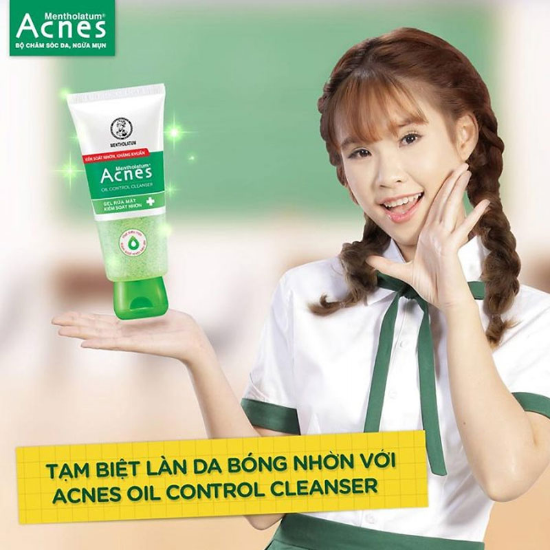 Gel rửa mặt kiểm soát nhờn Acnes Oil Control Cleanser 100g