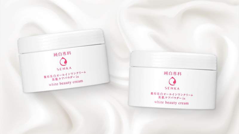 Kem dưỡng trắng da Senka White Beauty Cream 100g