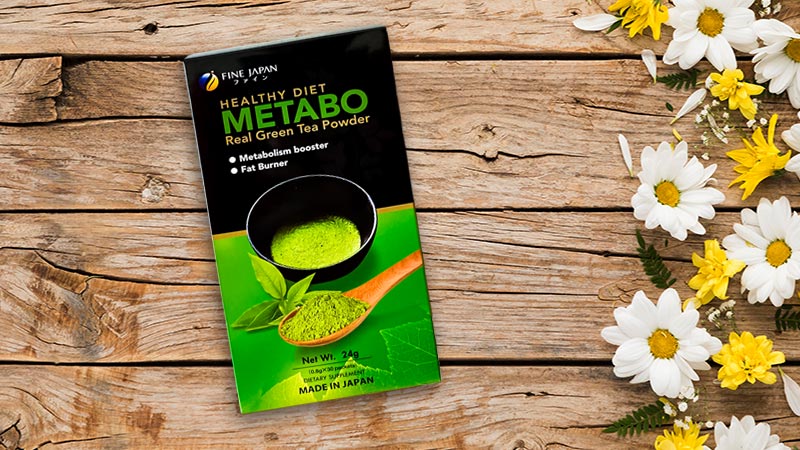 Trà hỗ trợ giảm cân Fine Japan Metabo Green Tea (Hộp 30 gói)