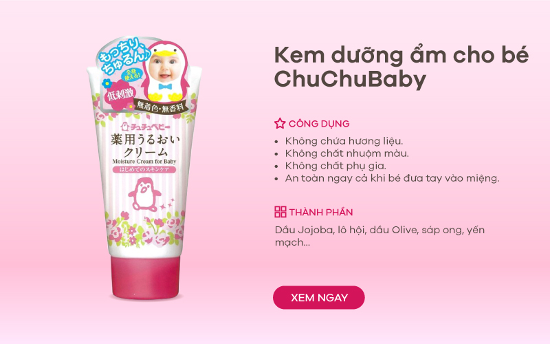 Kem dưỡng ẩm cho bé ChuChuBaby 50g