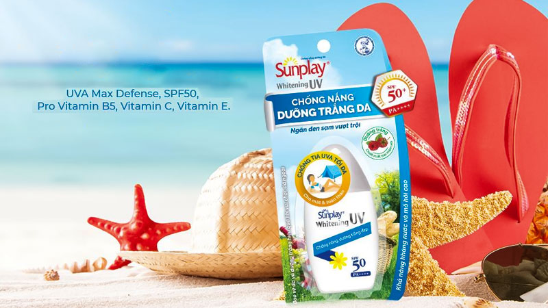 Sữa chống nắng dưỡng trắng Sunplay Whitening UV SPF50+ PA++++ 30g