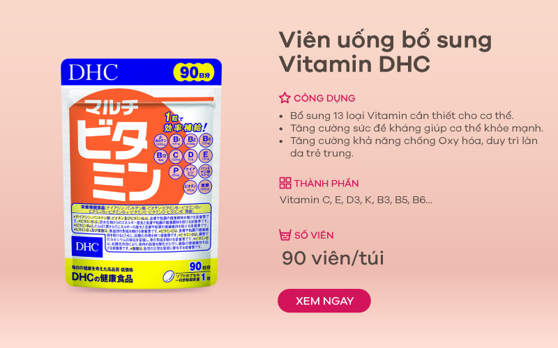 Viên uống bổ sung Vitamin tổng hợp DHC 90 viên