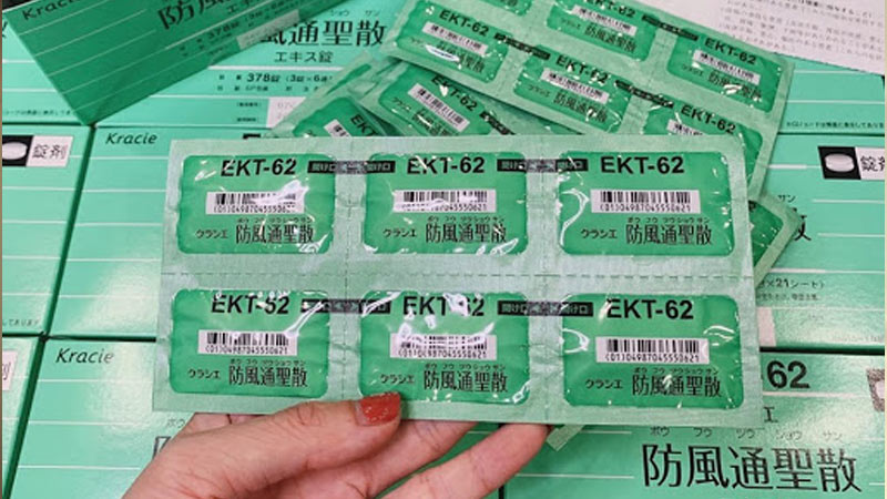 Viên uống giảm cân Kracie EKT-62 Nhật Bản 378 viên