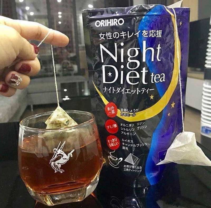 Trà giảm cân Orihiro Night Diet Tea Nhật Bản (20 gói x 2g)