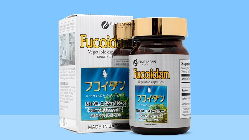 Viên uống hỗ trợ điều trị ung thư Fine Japan Fucoidan 30 viên.