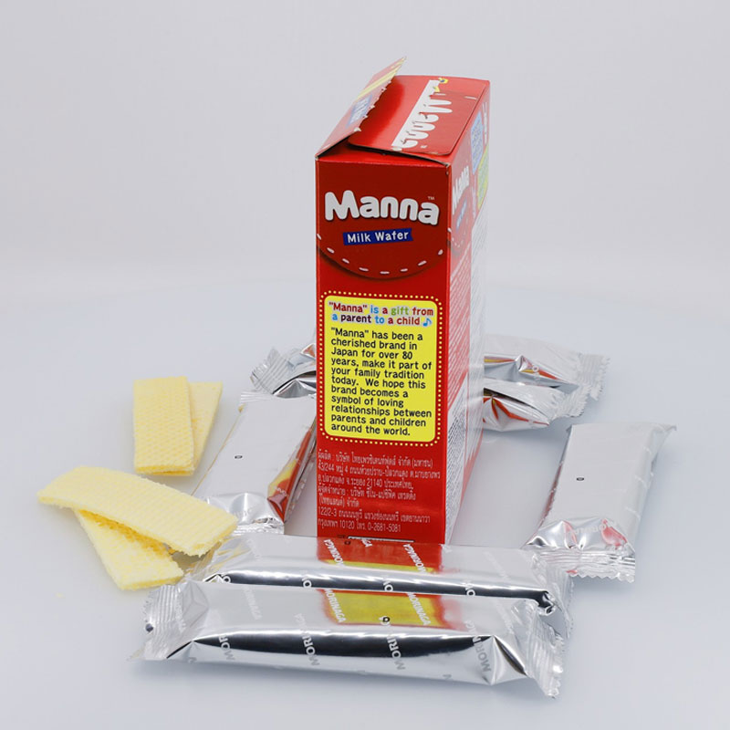 Bánh xốp sữa Morinaga Manna Milk Wafer 35g (Dành cho bé từ 6–36 tháng tuổi)