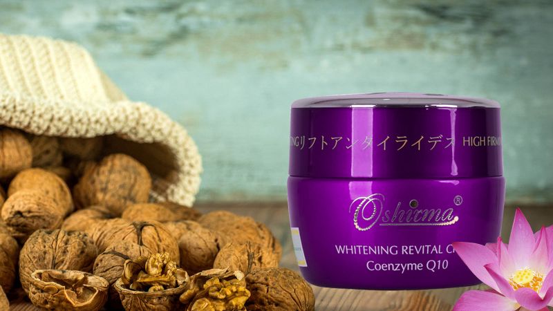 Kem sữa dưỡng da ban đêm 6in1 Oshirma Whitening Revital Cream 25g
