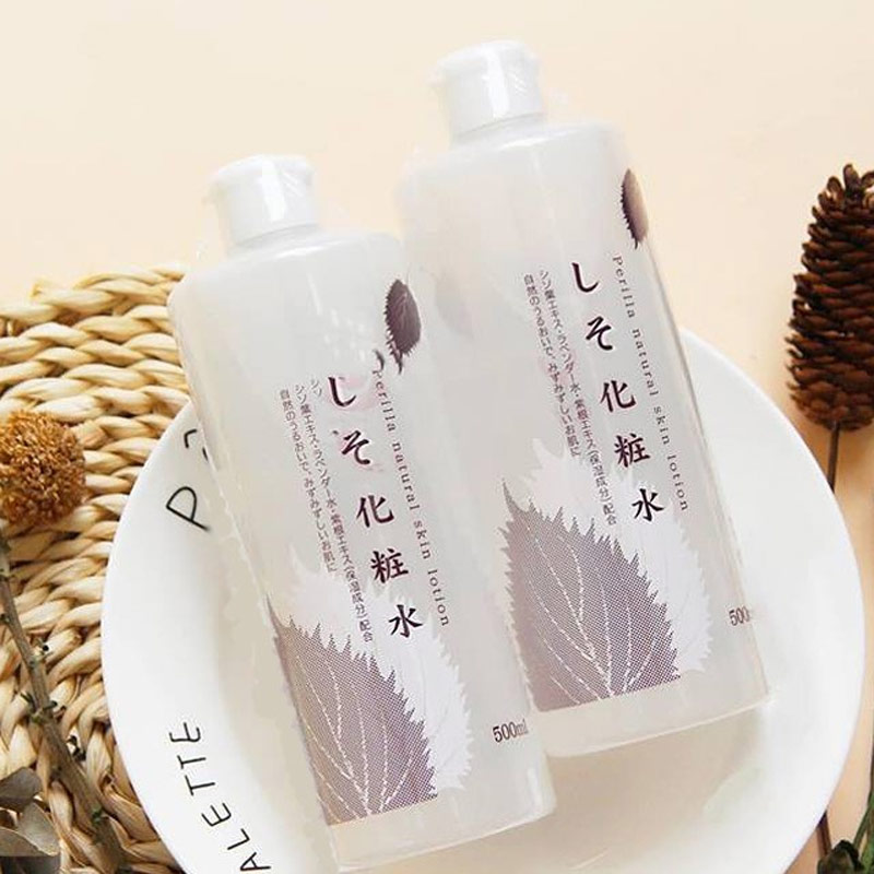 Nước hoa hồng tía tô Perilla Natural Skin Lotion 500ml