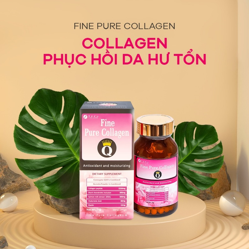 Top 7 Collagen tốt nhất hiện nay - Collagen Fine Pure Q