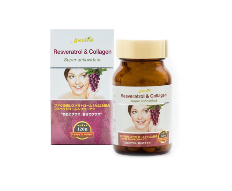 Resveratrol & Collagen được đánh giá là trong top viên uống Collagen ưa chuộng