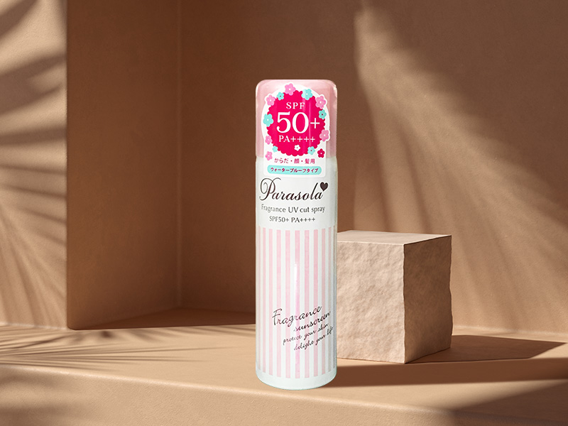 Xịt chống nắng Naris Parasola Essence In UV Cut Spray SPF50+ PA++++ 50g (Hương hoa hồng)