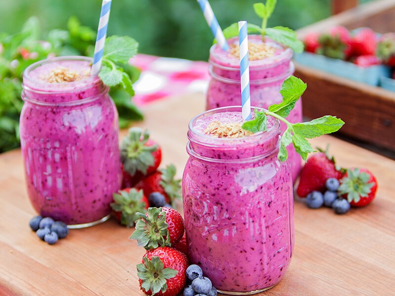 Smoothie việt quất