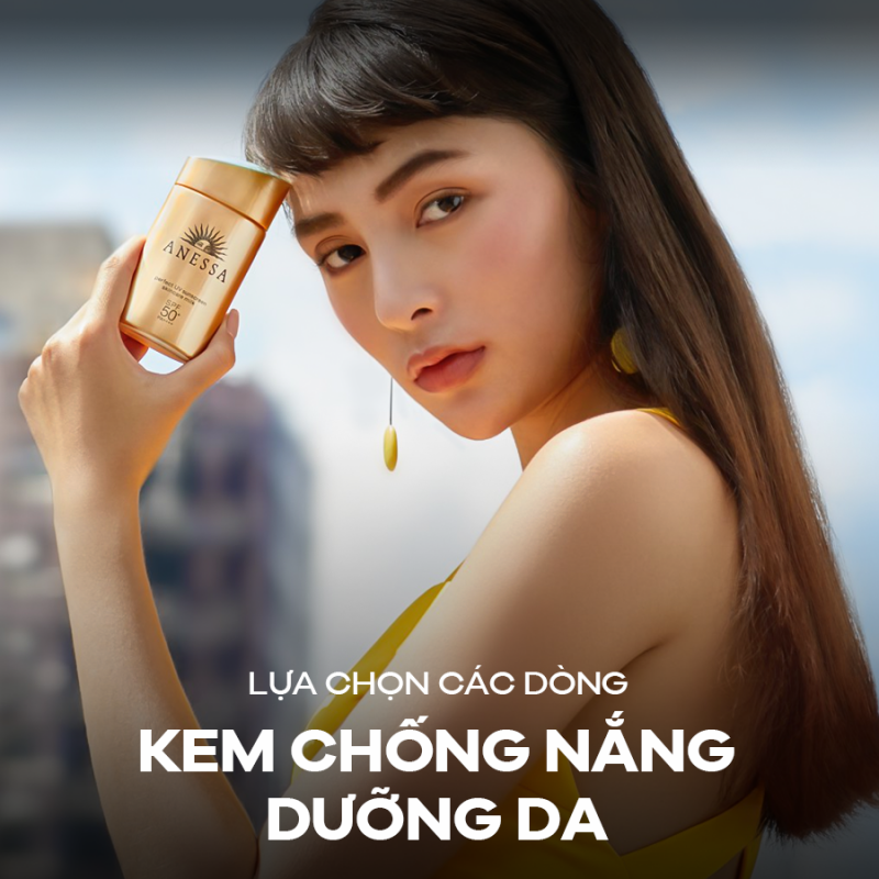 LỰA CHỌN CÁC DÒNG KEM CHỐNG NẮNG DƯỠNG DA