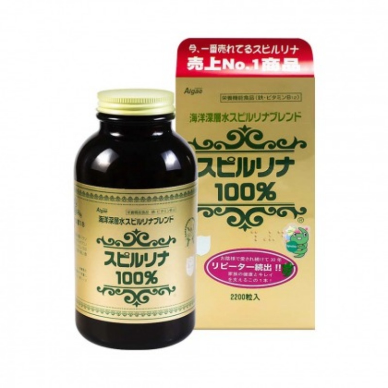 tảo xoắn Spirulina Nhật Bản 2200 viên 