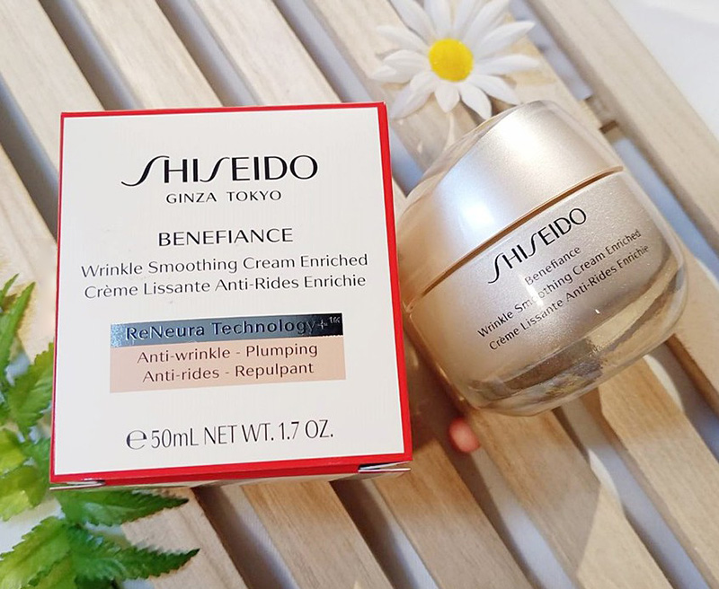 Kem dưỡng da Shiseido Benefiance Wrinkle Smoothing Cream Enriched 50ml