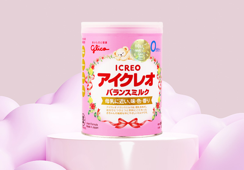 Sữa Glico Icreo số 0 Nhật Bản 800g (Cho bé 0 - 12 tháng)