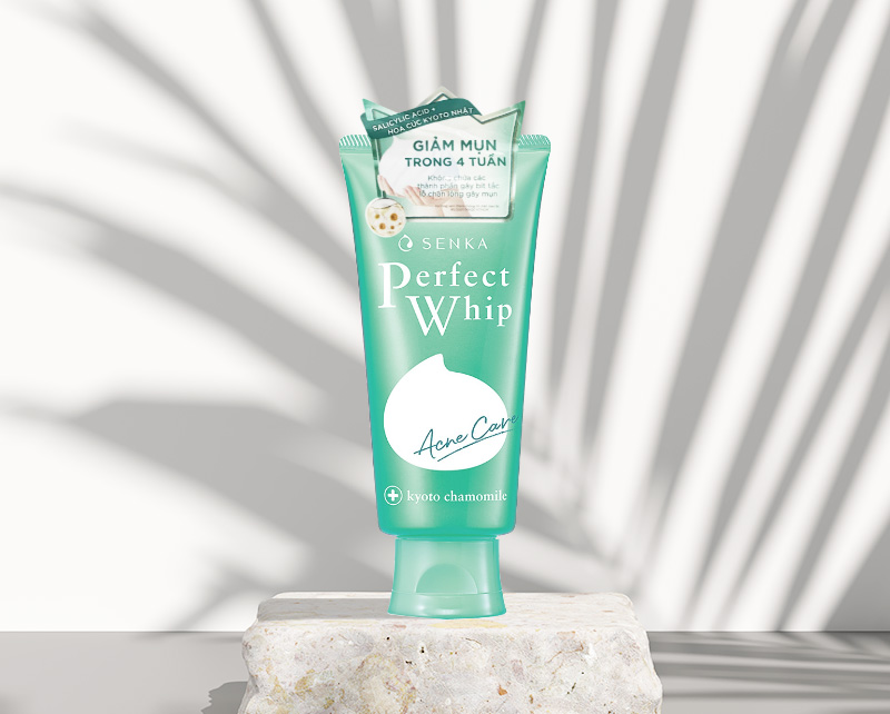Sữa rửa mặt cho da mụn Senka Perfect Whip Acne Care 100g