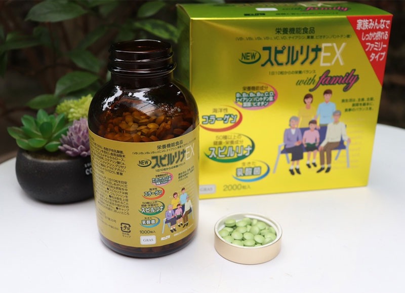 Tảo vàng cao cấp Spirulina EX