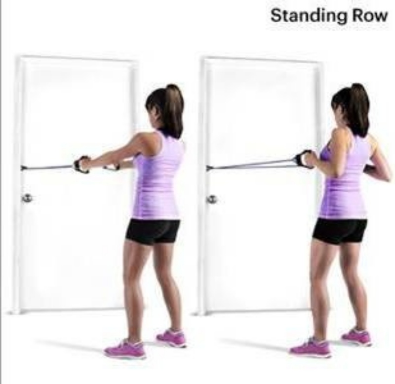 Tập khuỷu tay với dây Resistance Band (Dây tập đàn hồi)