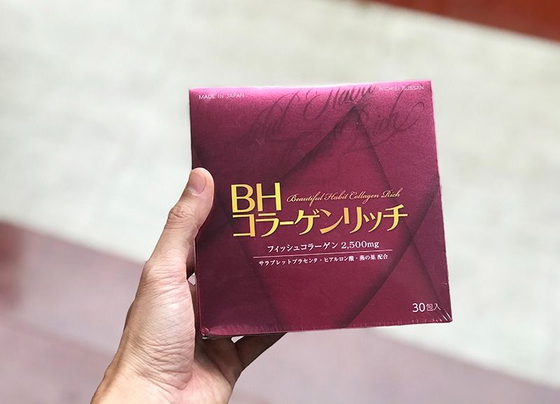 bột uống Collagen Nichiei Bussan Beautiful Habit Rich