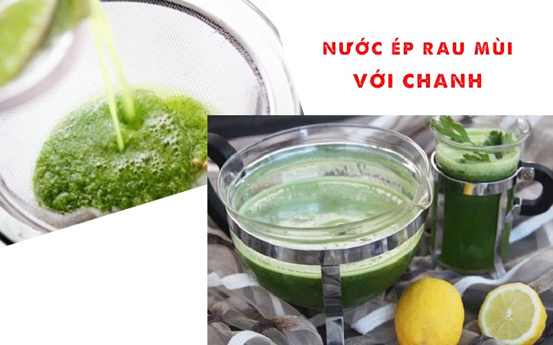 Rau mùi và chanh giúp giảm cân hiệu quả và an toàn