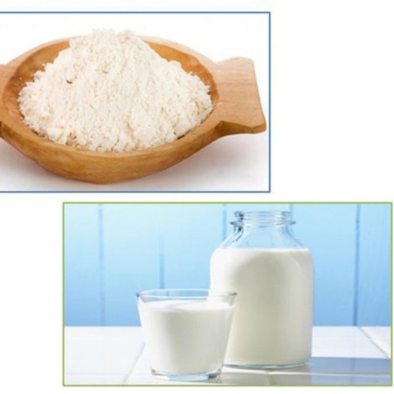 Tắm trắng bằng bột đậu nành kết hợp với sữa tươi không đường