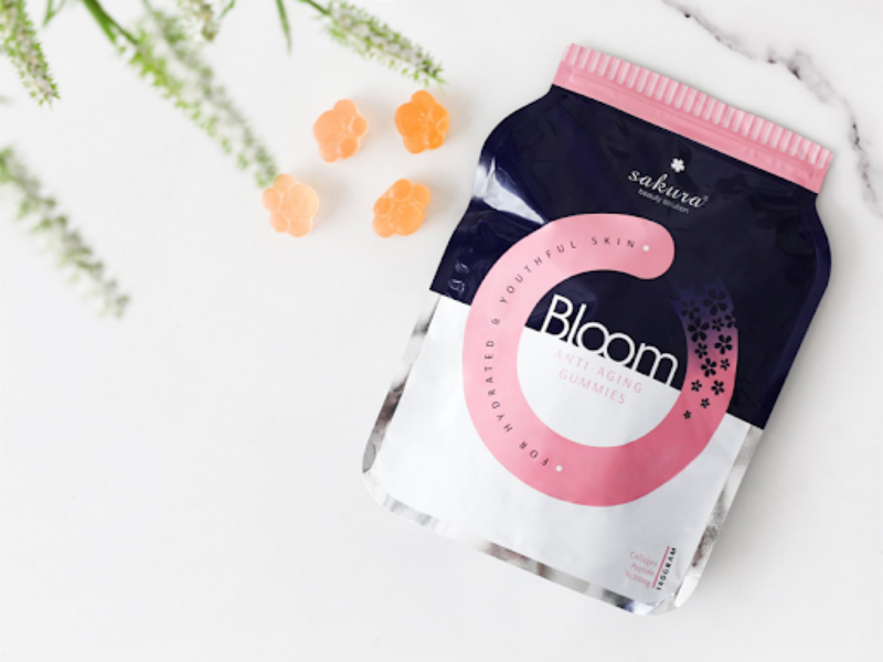 Viên uống collagen đẹp da Sakura Bloom Anti Aging Collagen Gummies