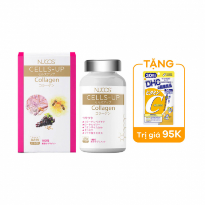 Viên uống collagen đẹp da ngăn ngừa lão hóa Nucos Cells-up Collagen 