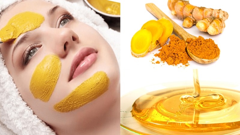 Mặt nạ mật ong – bột nghệ có hiệu quả làm trắng da tối ưu