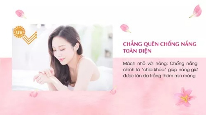 Chẳng quên chống nắng toàn diện