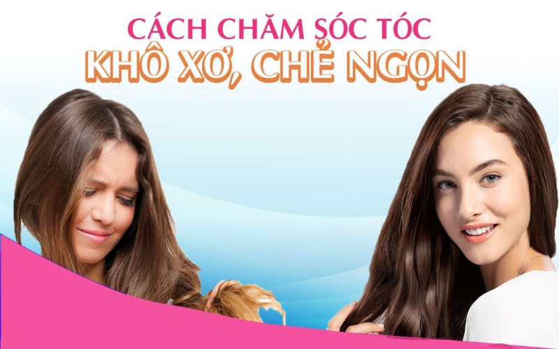 Cách chăm sóc cho mái tóc khô xơ hiệu quả 