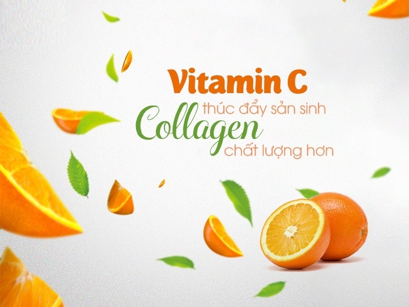 Kết hợp collagen và vitamin C giúp trẻ hoá làn da của bạn