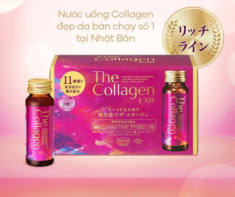 Nước uống collagen Nhật Shiseido The Collagen EXR 