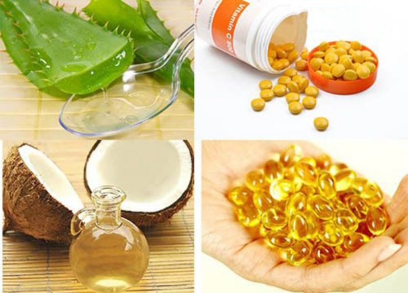 Giúp da sáng bật tone nhờ nha đam, dầu dừa và vitamin E