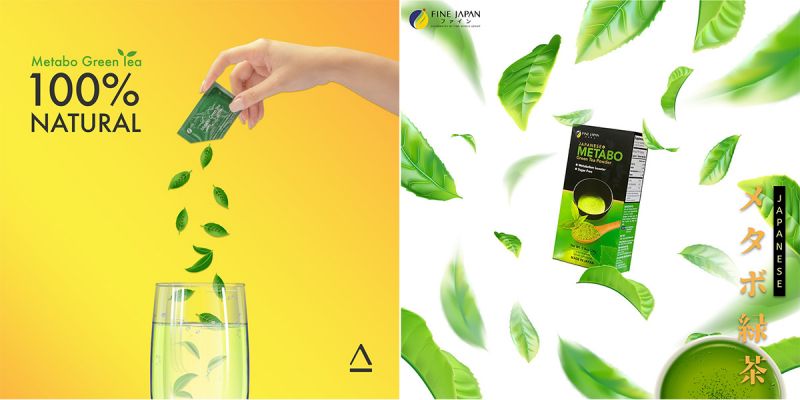 Trà xanh giảm cân Fine Japan Metabo Green Tea cao cấp, tự nhiên, tốt cho sức khỏe