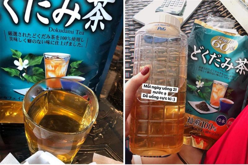 Trà diếp cá Dokudami Orihiro 60 gói vừa giảm cân, vừa thanh nhiệt, làm đẹp da