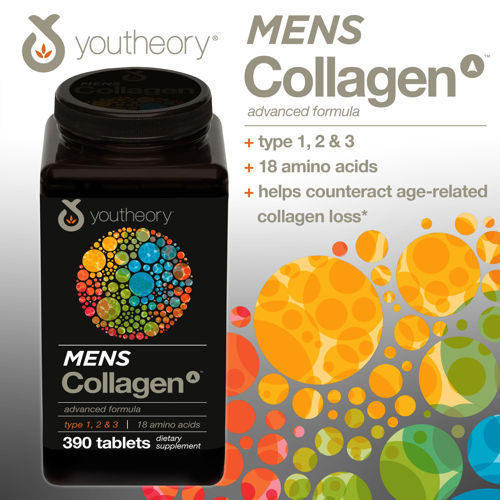 Dòng Collagen Youtheory type 1 2 & 3 dành riêng cho nam giới