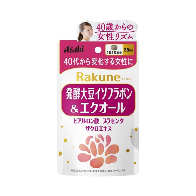 Viên uống cân bằng nội tiết tố nữ Rakune Asahi với thành phần 100% thiên nhiên, an toàn cho sức khỏe, được các chị em phụ nữ lựa chọn