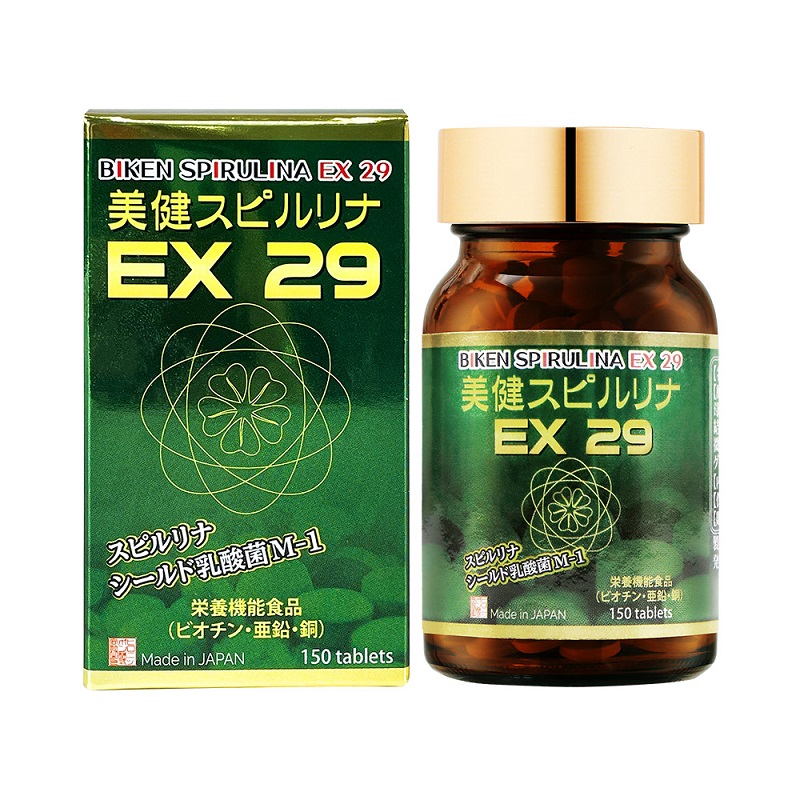 Tảo xoắn Nhật Bản Hiro Nippon Biken Spirulina EX 29 đem đến giá trị dinh dưỡng và công dụng tốt cho sức khỏe