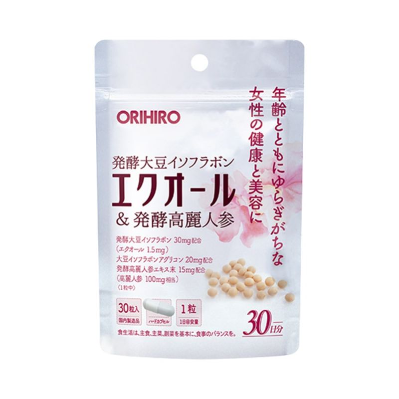 Viên uống cân bằng nội tiết tố nữ Orihiro Equol bổ sung Estrogen giúp hạn chế cáu gắt trong thời kỳ tiền mãn kinh, đem đến cơ thể khỏe mạnh